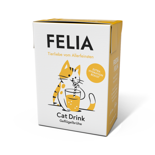 Cat Drink Huhn