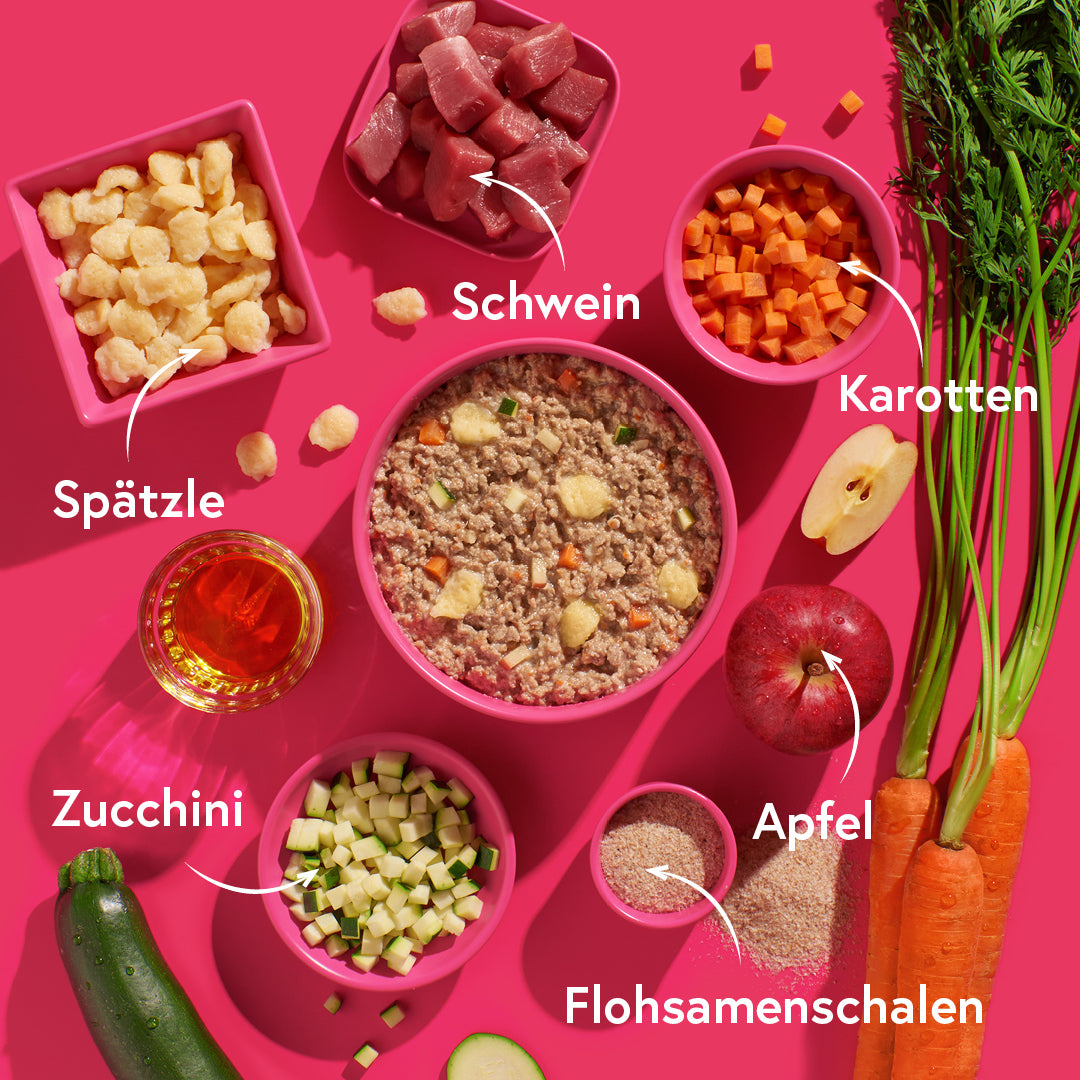 Schwein mit Spätzle