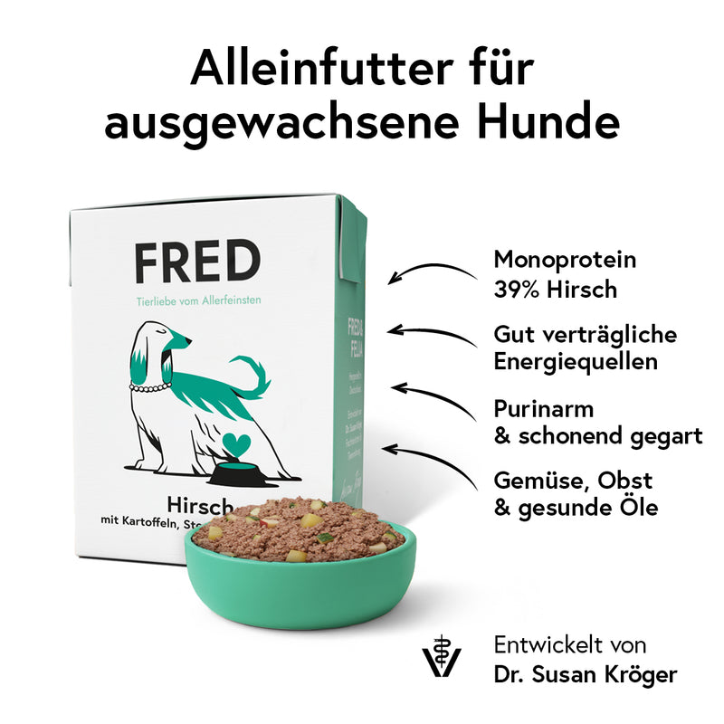 Hirsch mit Kartoffeln & Steckrüben