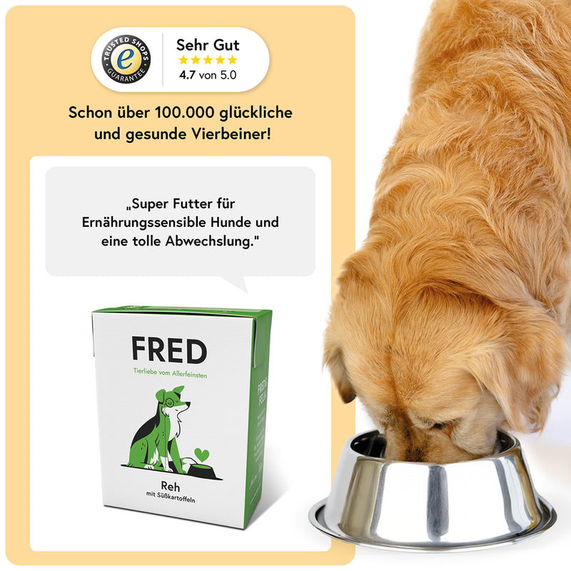 FRED Reh mit Süßkartoffeln