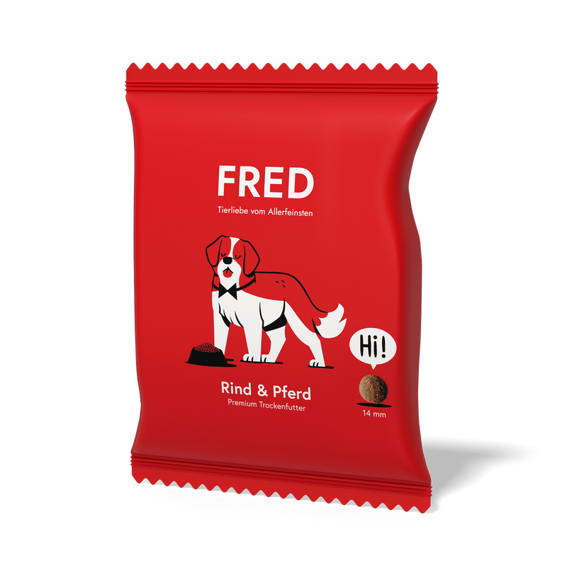 FRED Premium Trockenfutter Rind & Pferd I FRED & FELIA