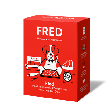 Slow-baked Trockenfutter Rind