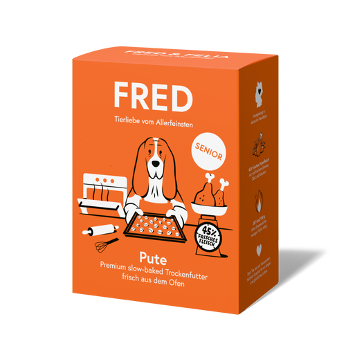 Slow-baked Trockenfutter SENIOR Pute