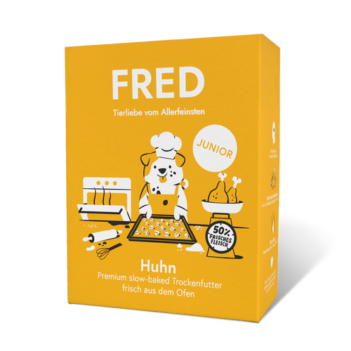 Slow-baked Trockenfutter JUNIOR Huhn