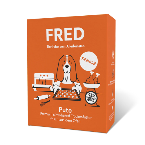 Slow-baked Trockenfutter SENIOR Pute