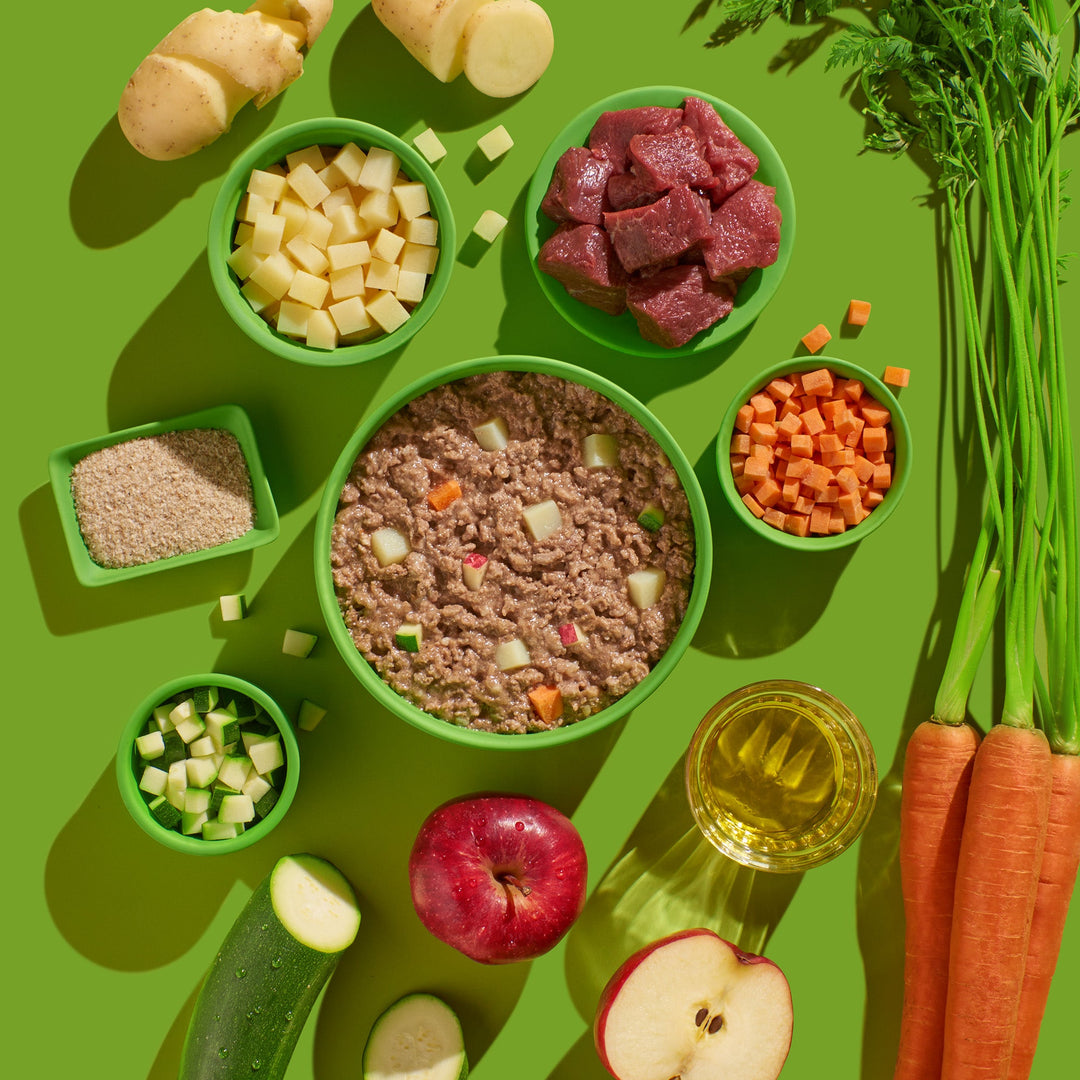 Wildschwein mit Kartoffeln & Karotten